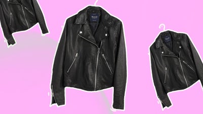 Your Guide To The Perfect Black Leather Jacket For Fall