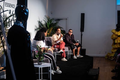 ESSENCE Fashion House NYC: Ouigi Theodore, Guy Wood Sr., Leroy Pope, And Sharifa Murdock Talk Running A Successful Business