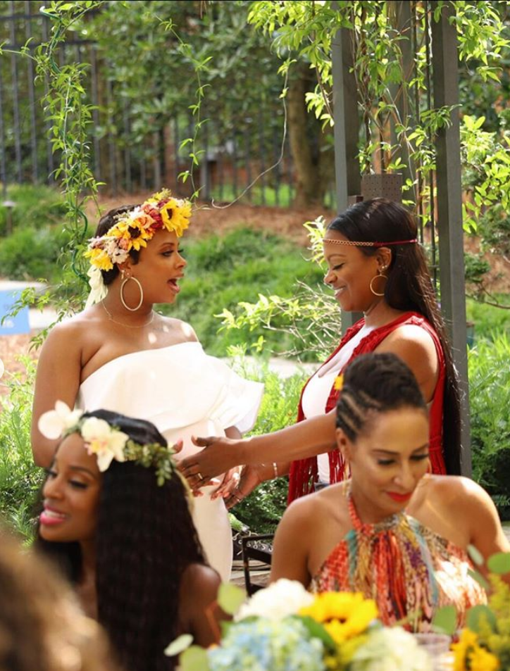 Eva Marcille Shares Gorgeous Photos From Her 'Flower Shower' While Hinting At Baby Number 3's Name