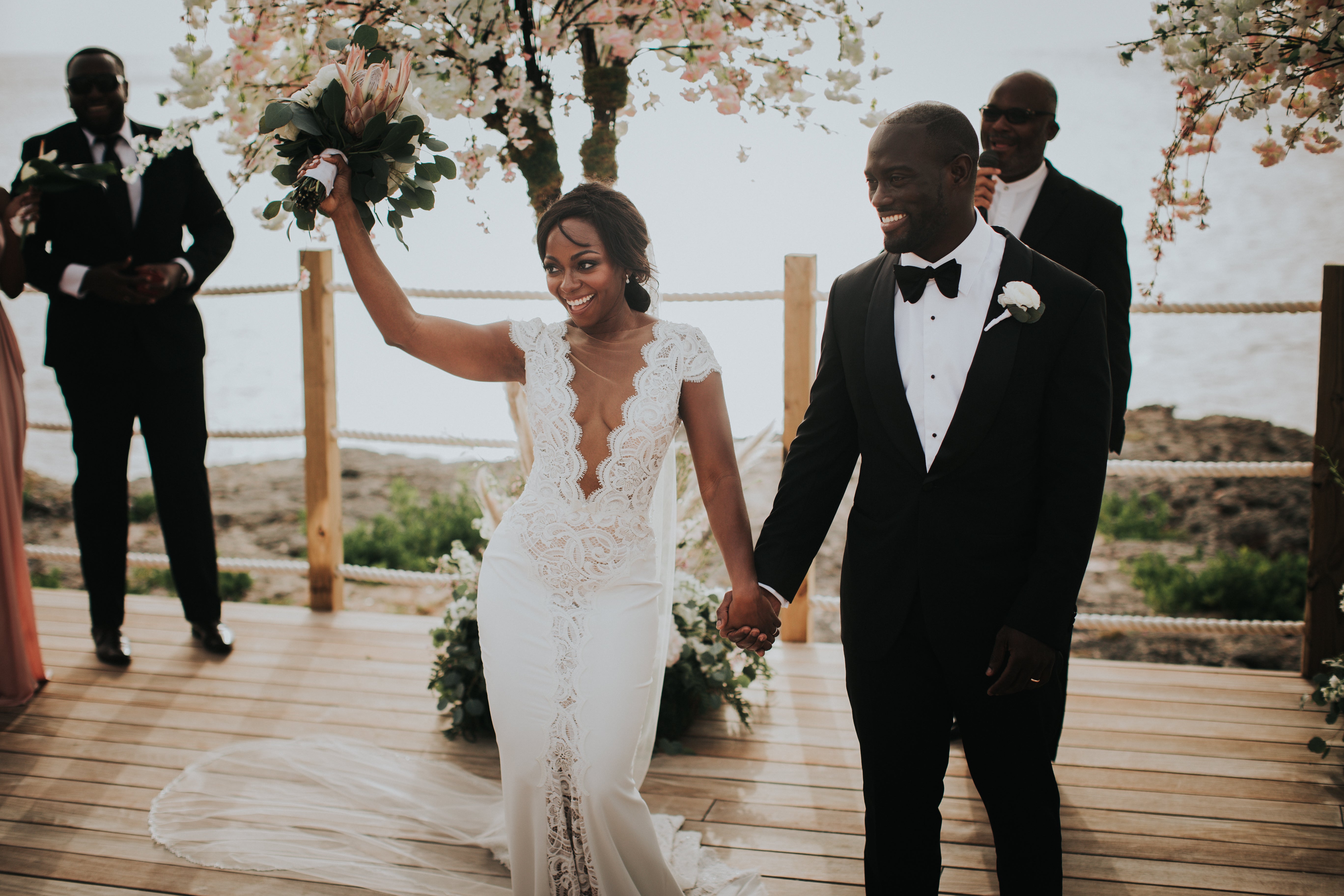 Bridal Bliss: Herlene and Khari's Tropical Affair in Anguilla Was Breathtaking