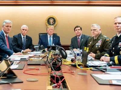 Trump Seemingly Tries To One-Up An Obama Situation Room Photo, Twitter Goes In
