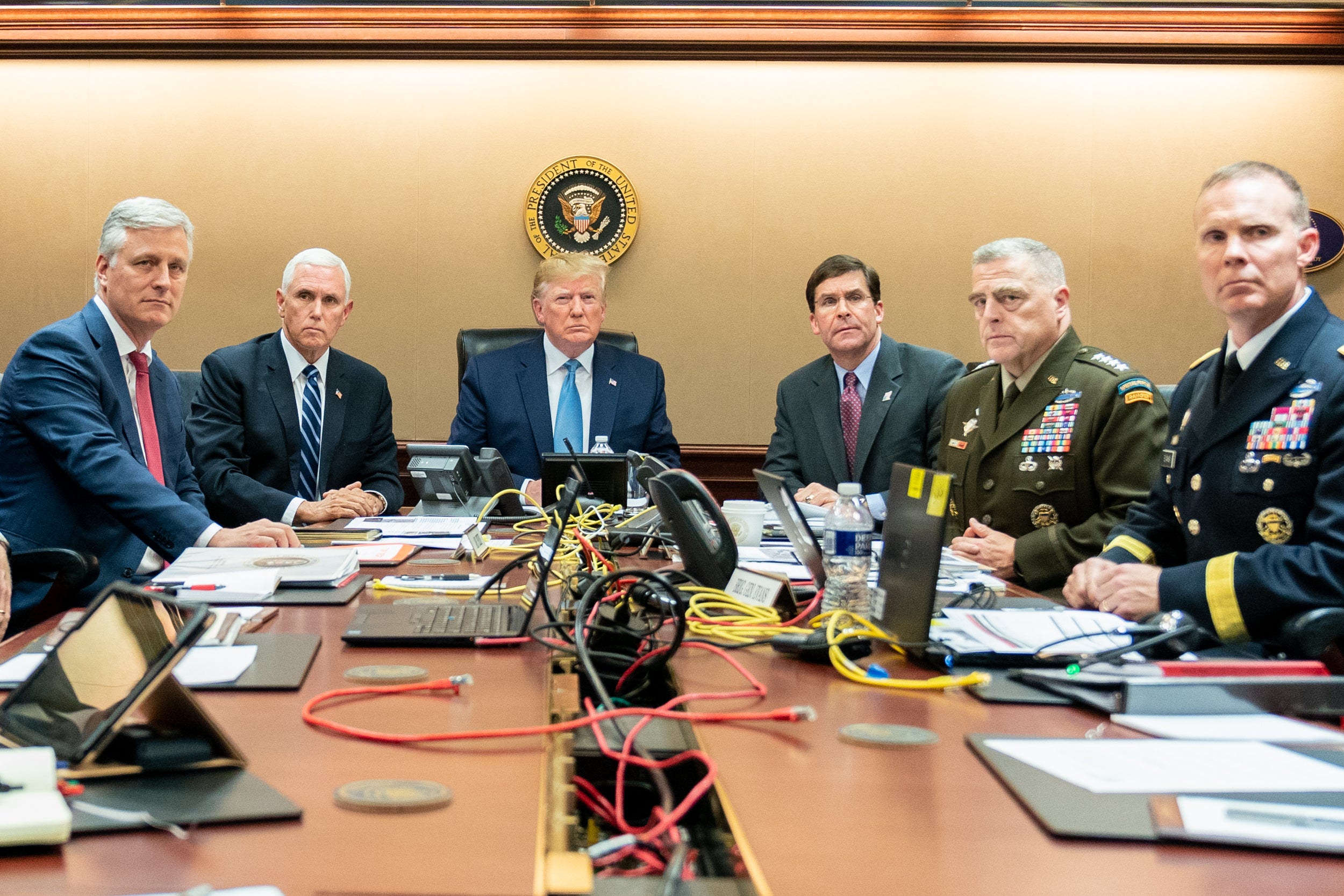 Trump Seemingly Tries To One-Up An Obama Situation Room Photo, Twitter Goes In