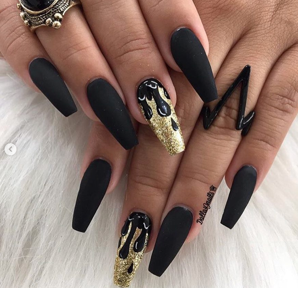 Rock Your School Colors For Homecoming With These Nails - Essence