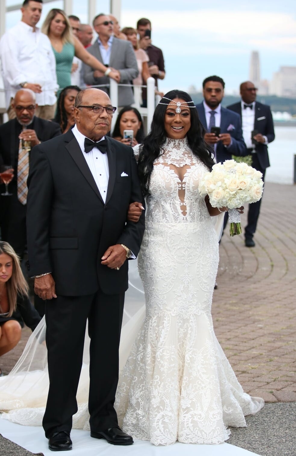 Bridal Bliss: Inside Treach Of Naughty By Nature And Cicely Evans's Stunning All-White Wedding