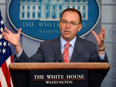 GOP Railing After Mick Mulvaney Admits To Quid Pro Quo Then Pretends He Never Said It