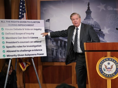 Lindsey Graham Introduces Resolution Demanding Transparency In Impeachment Inquiry