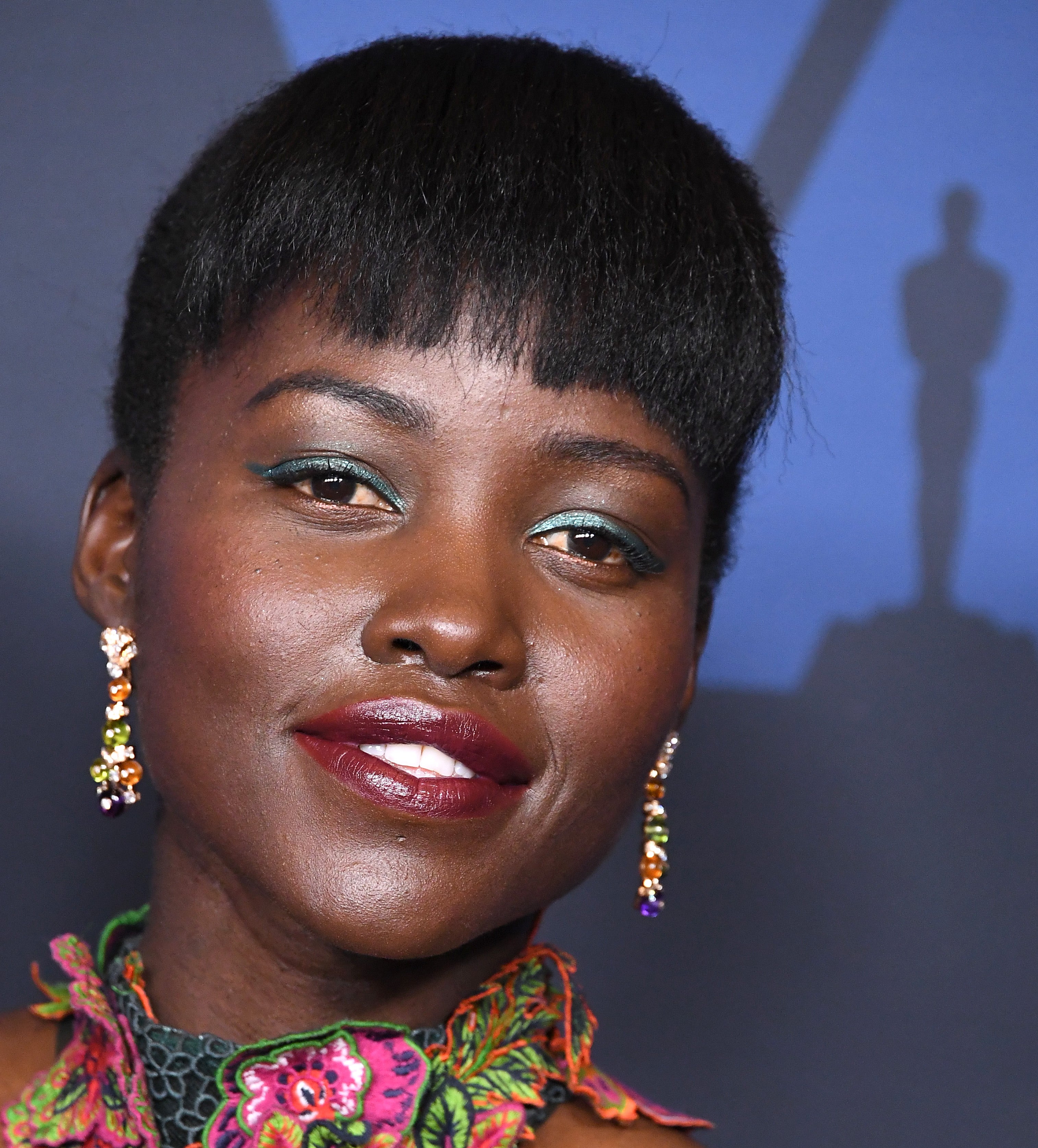 Lupita Nyong’o Wears Natural Bangs To The Governors Awards