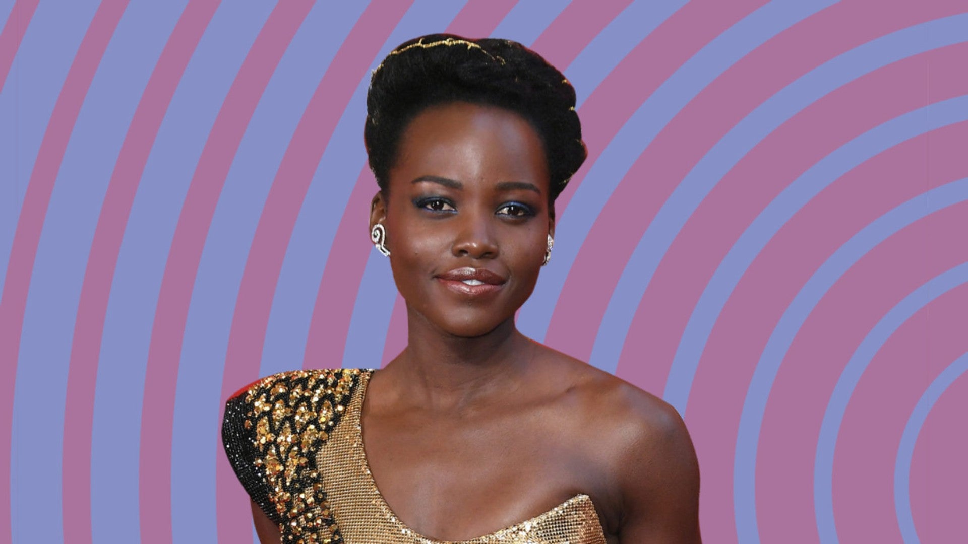 Lupita's Natural Bangs Are What Hair Goals Are Made Of