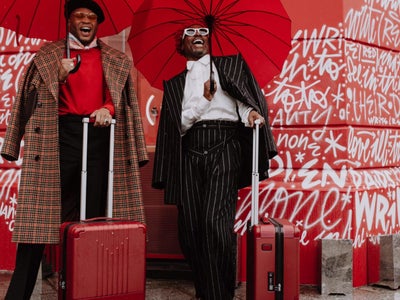Billy Porter And Ryan Jamaal Swain Painted Paris Red With Montblanc