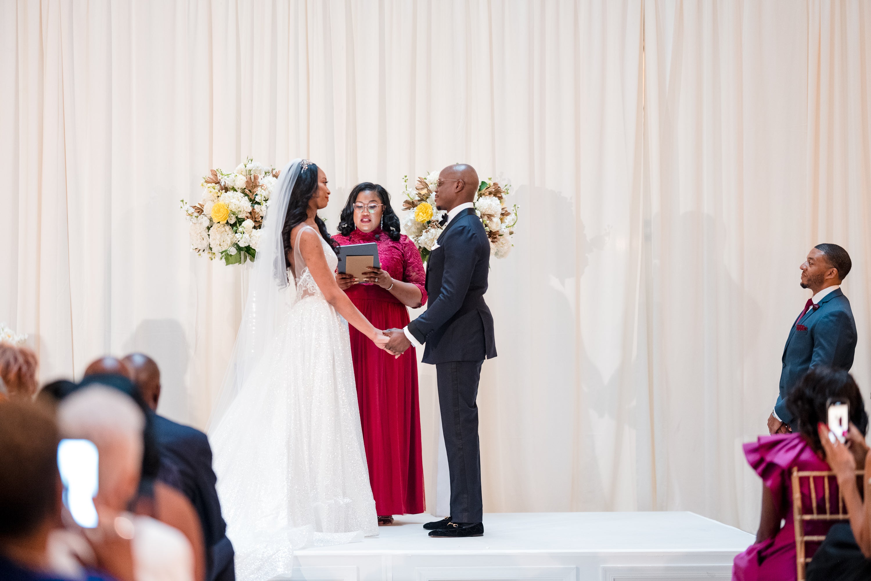Bridal Bliss: Joi-Marie And Anton Had A Storybook Wedding Inside This Historic Library