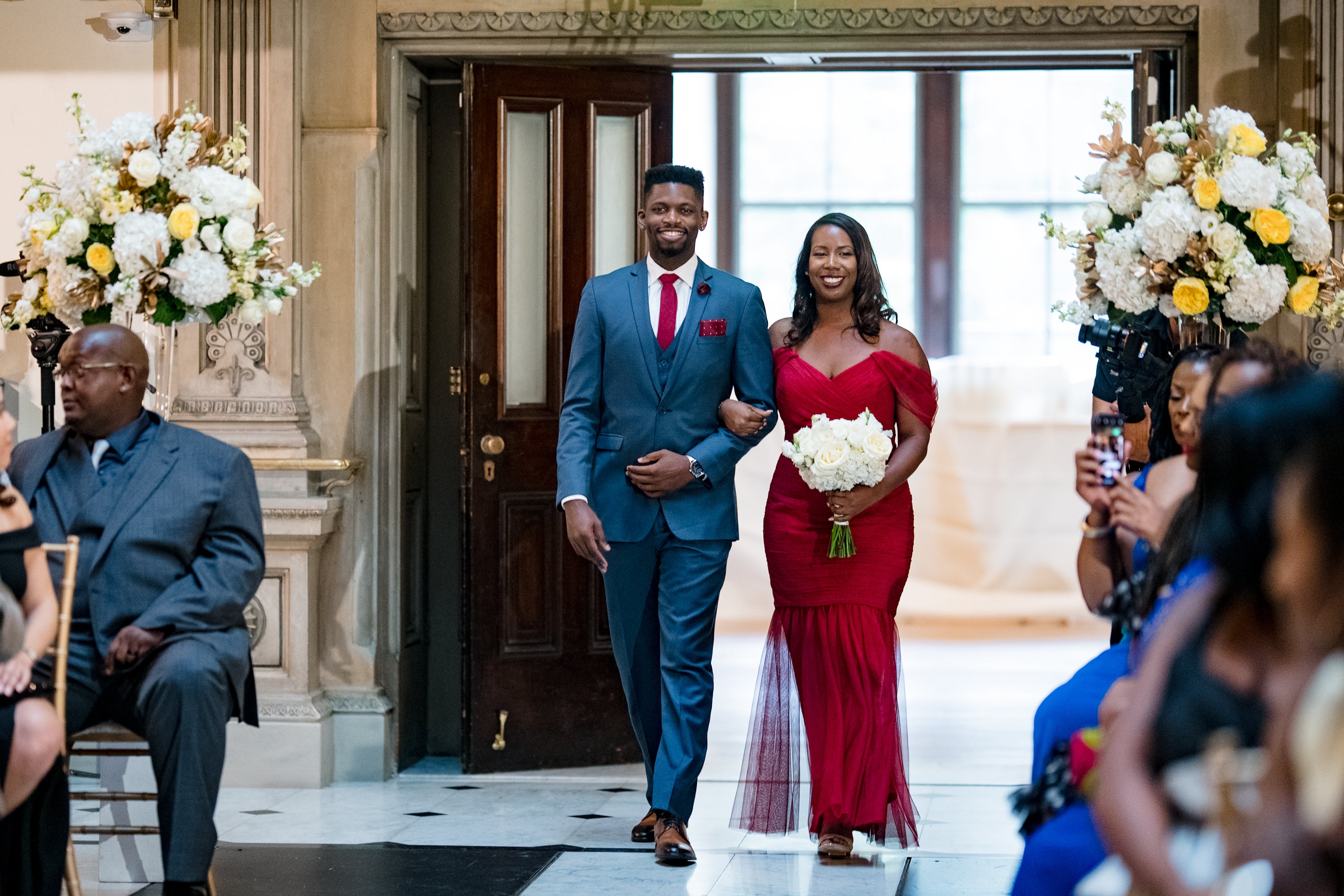 Bridal Bliss: Joi-Marie And Anton Had A Storybook Wedding Inside This Historic Library
