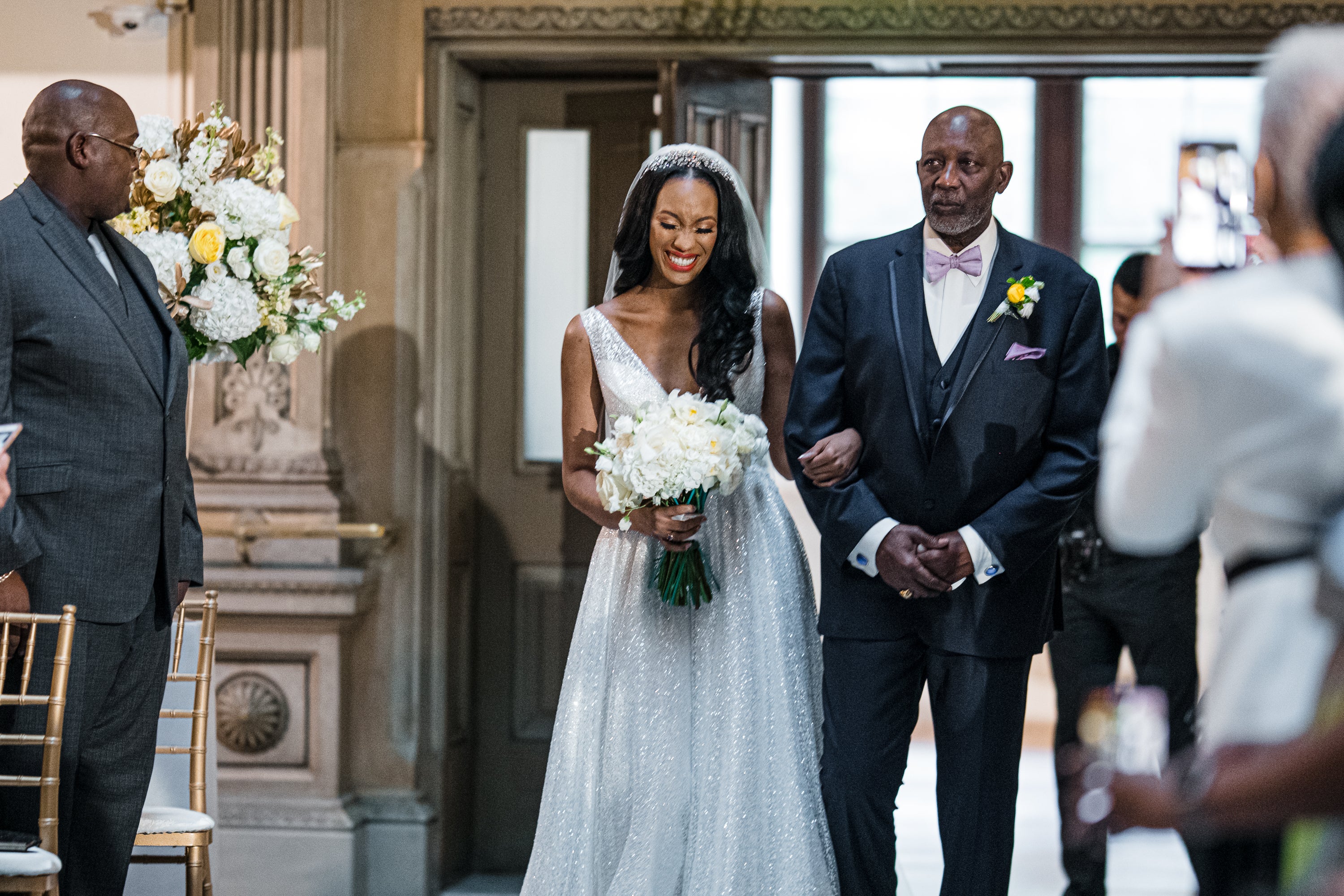 Bridal Bliss: Joi-Marie And Anton Had A Storybook Wedding Inside This Historic Library