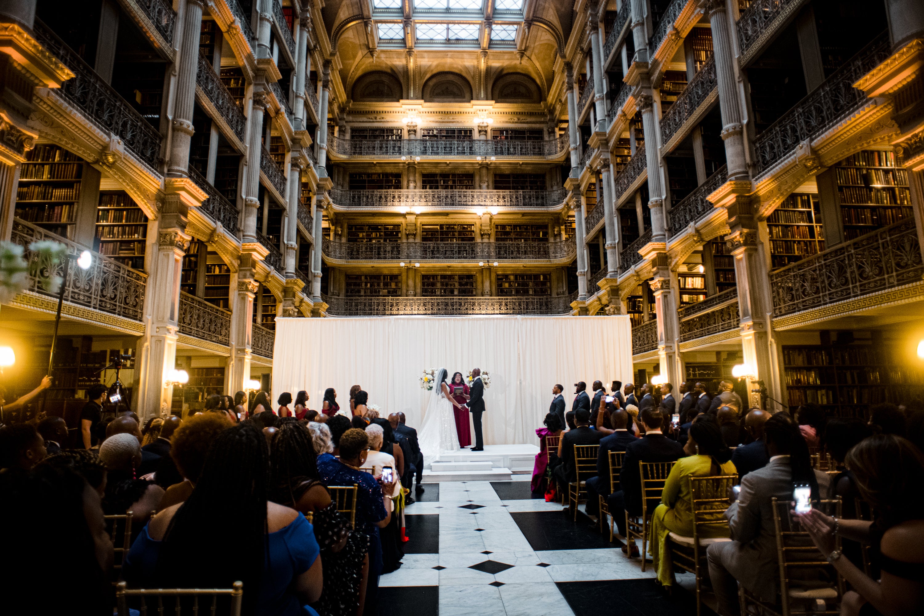 Bridal Bliss: Joi-Marie And Anton Had A Storybook Wedding Inside This Historic Library