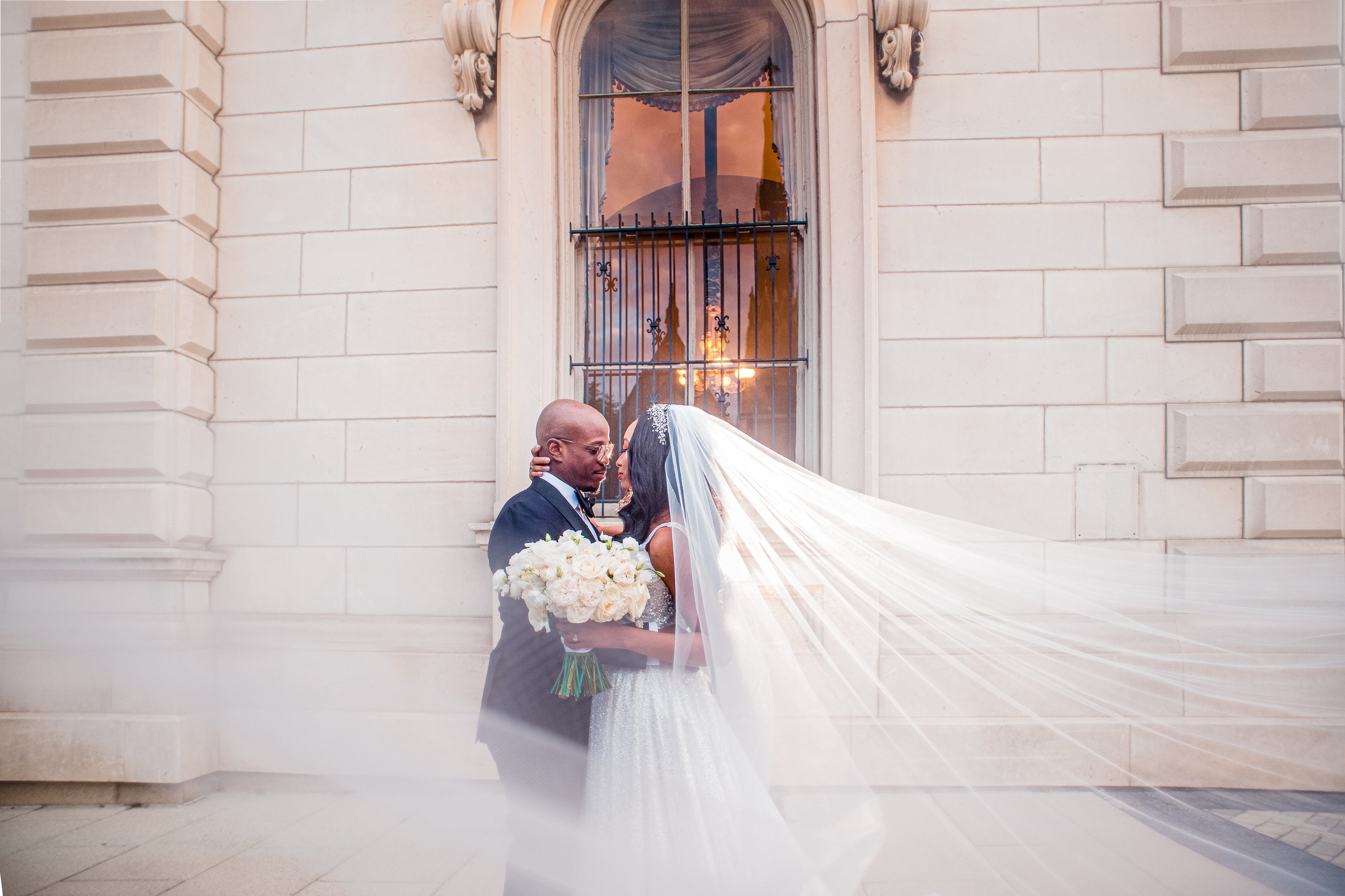 Bridal Bliss: Joi-Marie And Anton Had A Storybook Wedding Inside This Historic Library