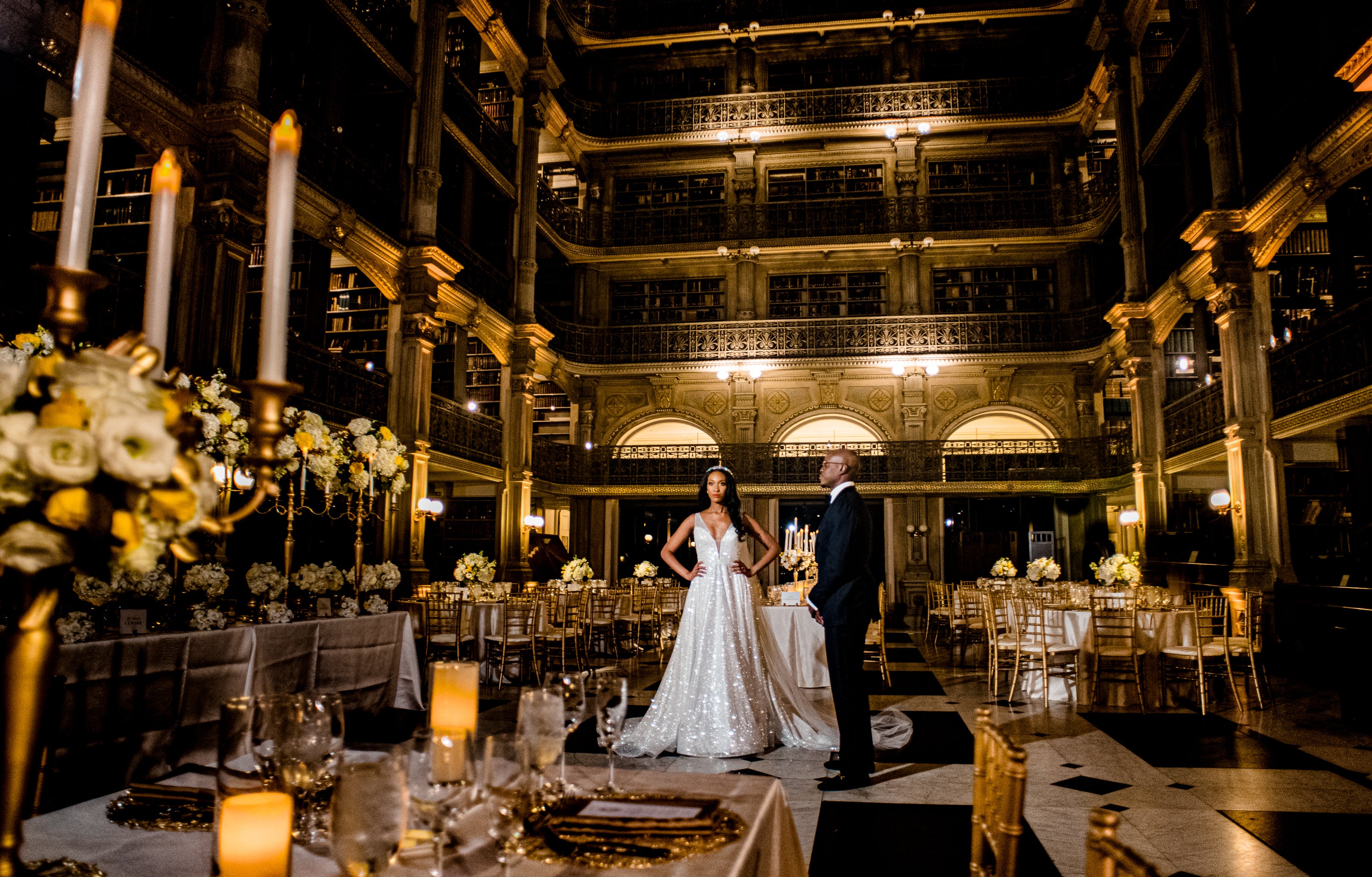 Bridal Bliss: Joi-Marie And Anton Had A Storybook Wedding Inside This Historic Library