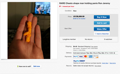 People Are Selling Cheetos Online For Hundreds Of Dollars