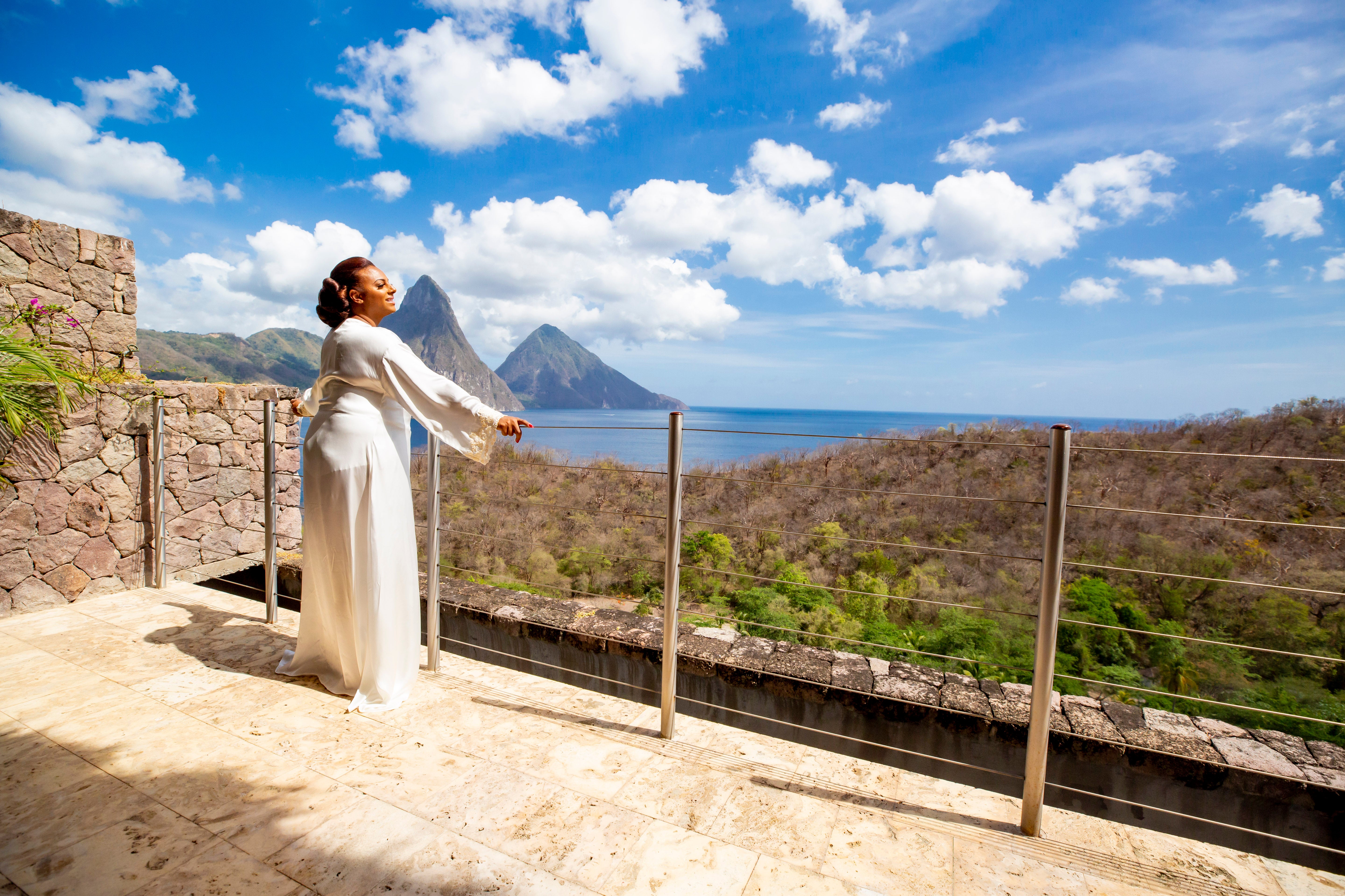 Bridal Bliss: Melissa and Hervan's Sunkissed Ceremony In St. Lucia Looked Like Absolute Paradise