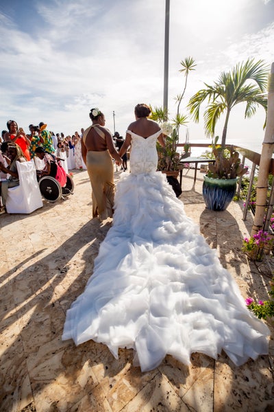 Bridal Bliss: Melissa and Hervan’s St. Lucia’s Wedding At Jade Mountain Resort
