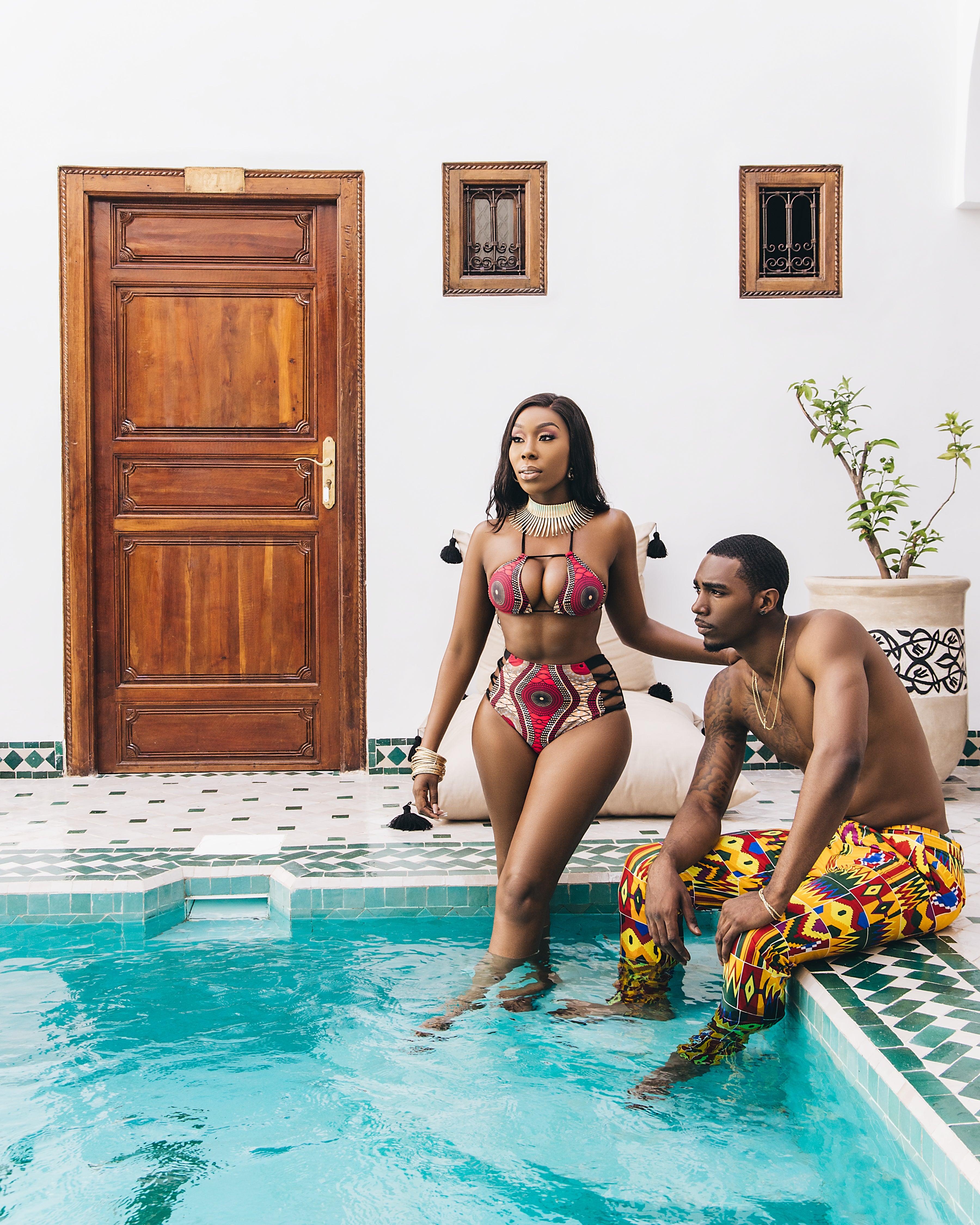 Black Wedding Moment Of The Day: We're Amazed At YouTubers Essie & Maurice's Desert Engagement Shoot