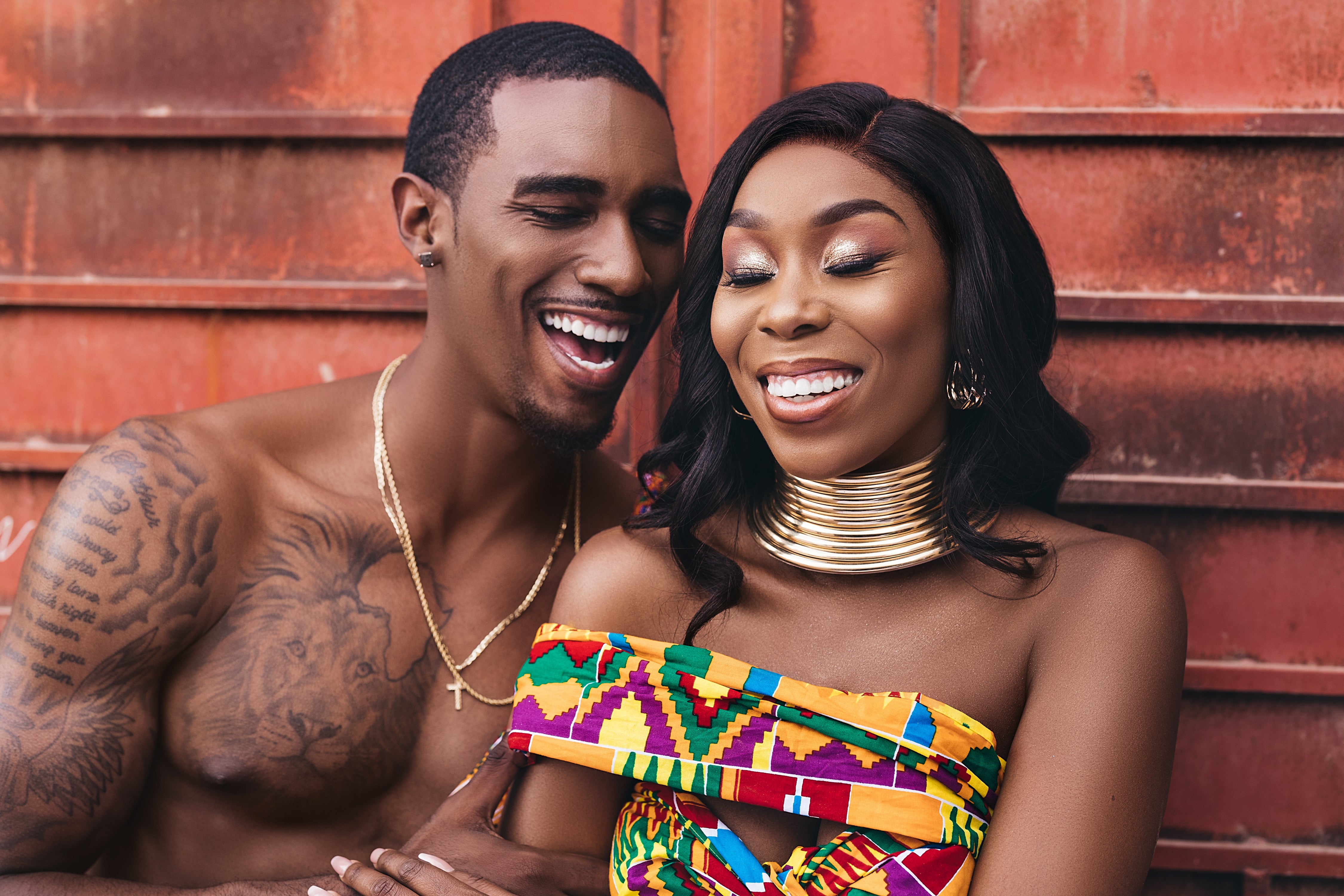 Black Wedding Moment Of The Day: We're Amazed At YouTubers Essie & Maurice's Desert Engagement Shoot