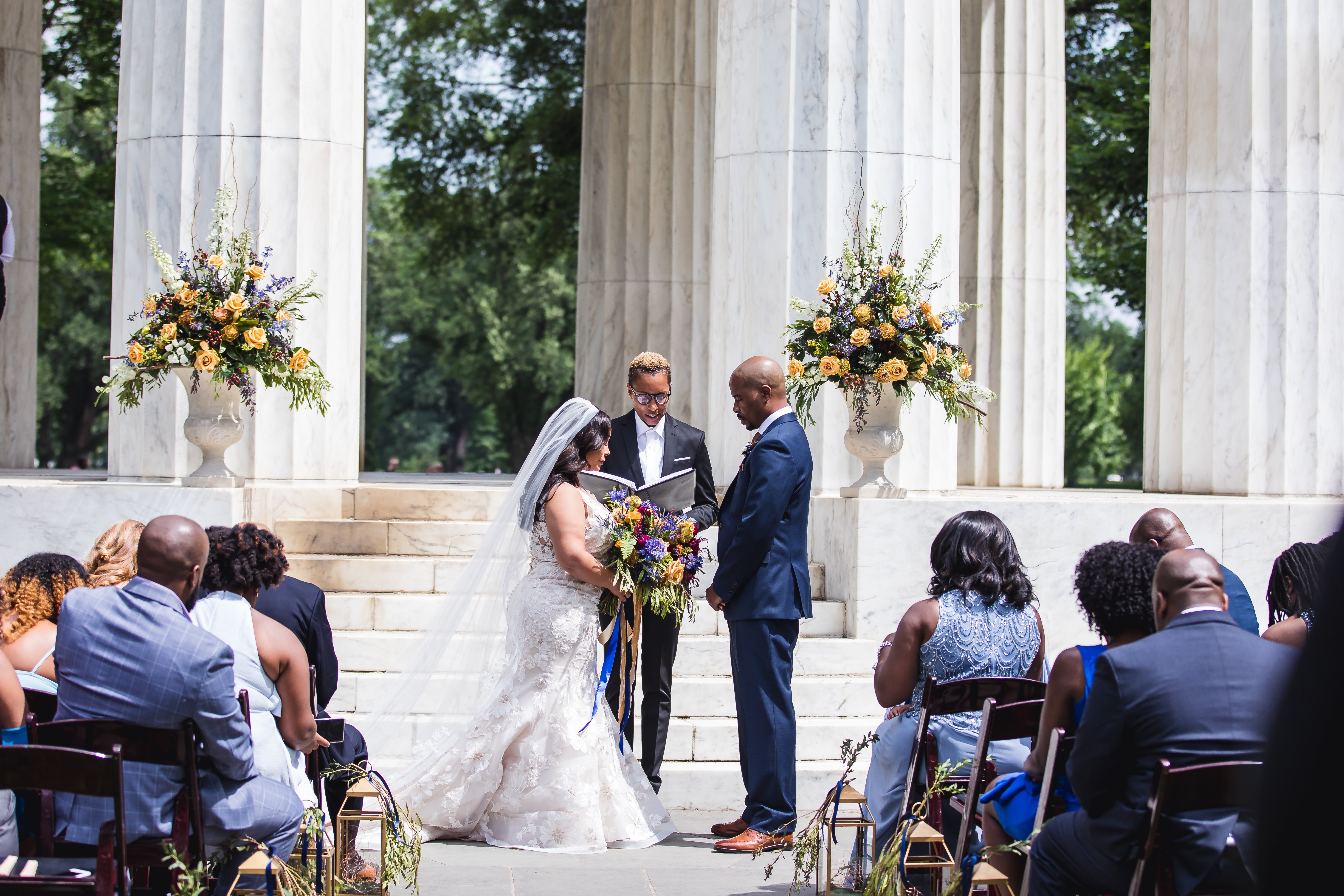 Bridal Bliss: Miya and Brandon's Washington, D.C. Wedding Was Intimate And Filled With Love