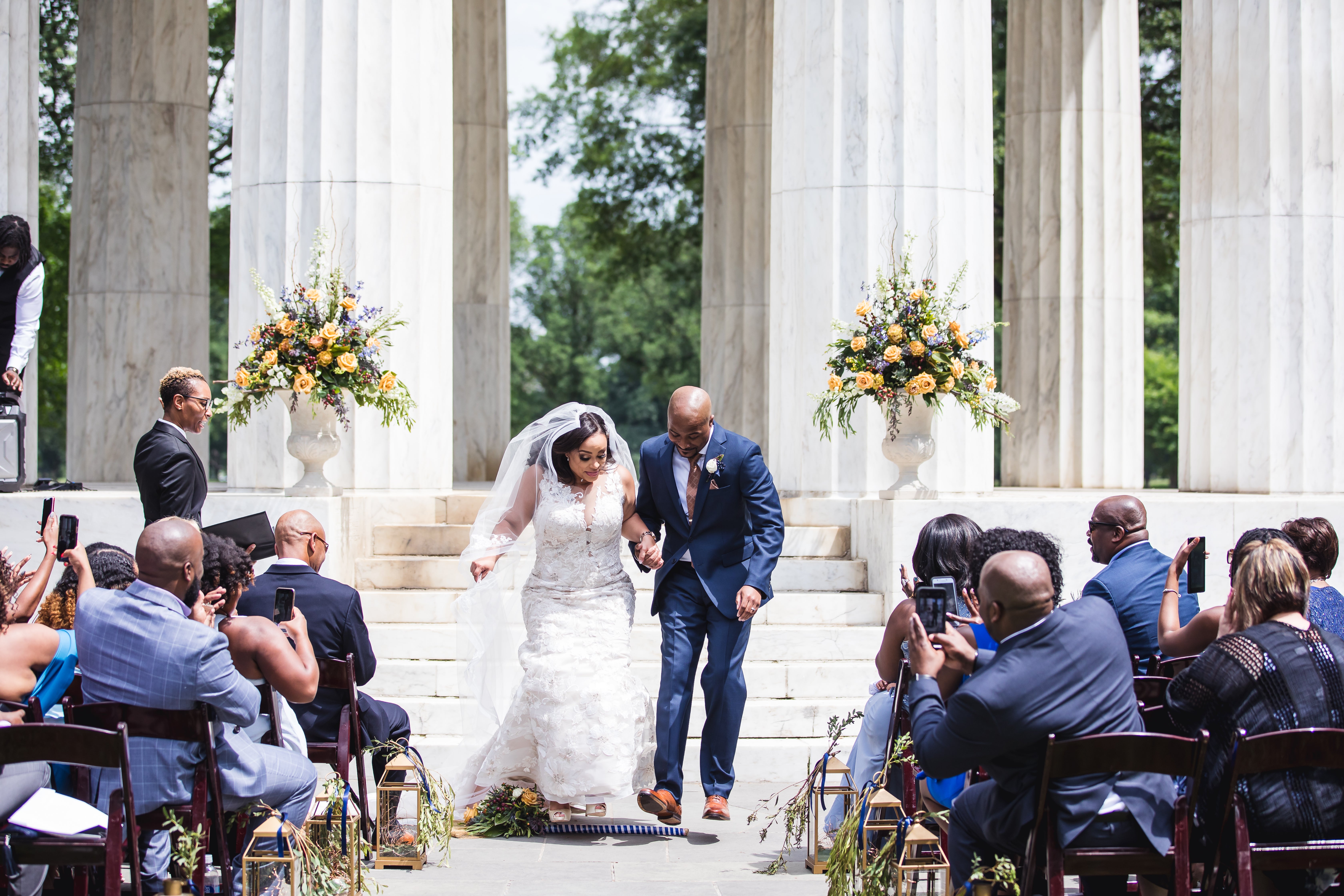 Bridal Bliss: Miya and Brandon's Washington, D.C. Wedding Was Intimate And Filled With Love