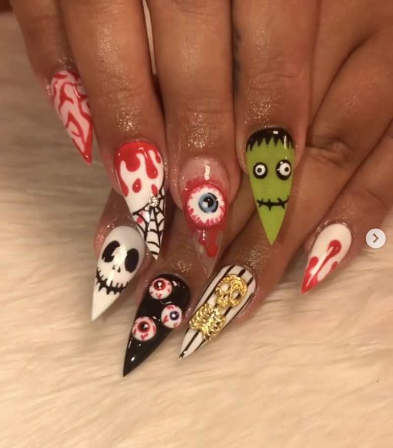 Spooky Themed Nails To Get You In The Halloween Spirit Essence