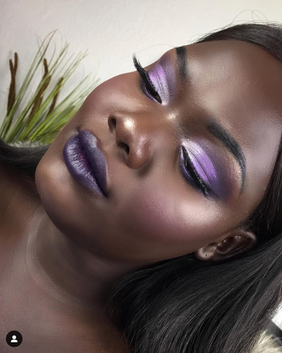 Influencer-Inspired Purple Beauty For Spirit Day