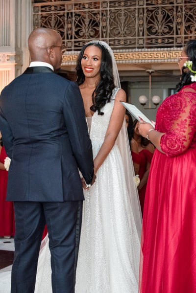 Bridal Bliss: Joi-Marie And Anton Had A Storybook Wedding Inside This Historic Library