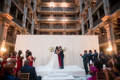 Bridal Bliss: Joi-Marie And Anton Had A Storybook Wedding Inside This Historic Library