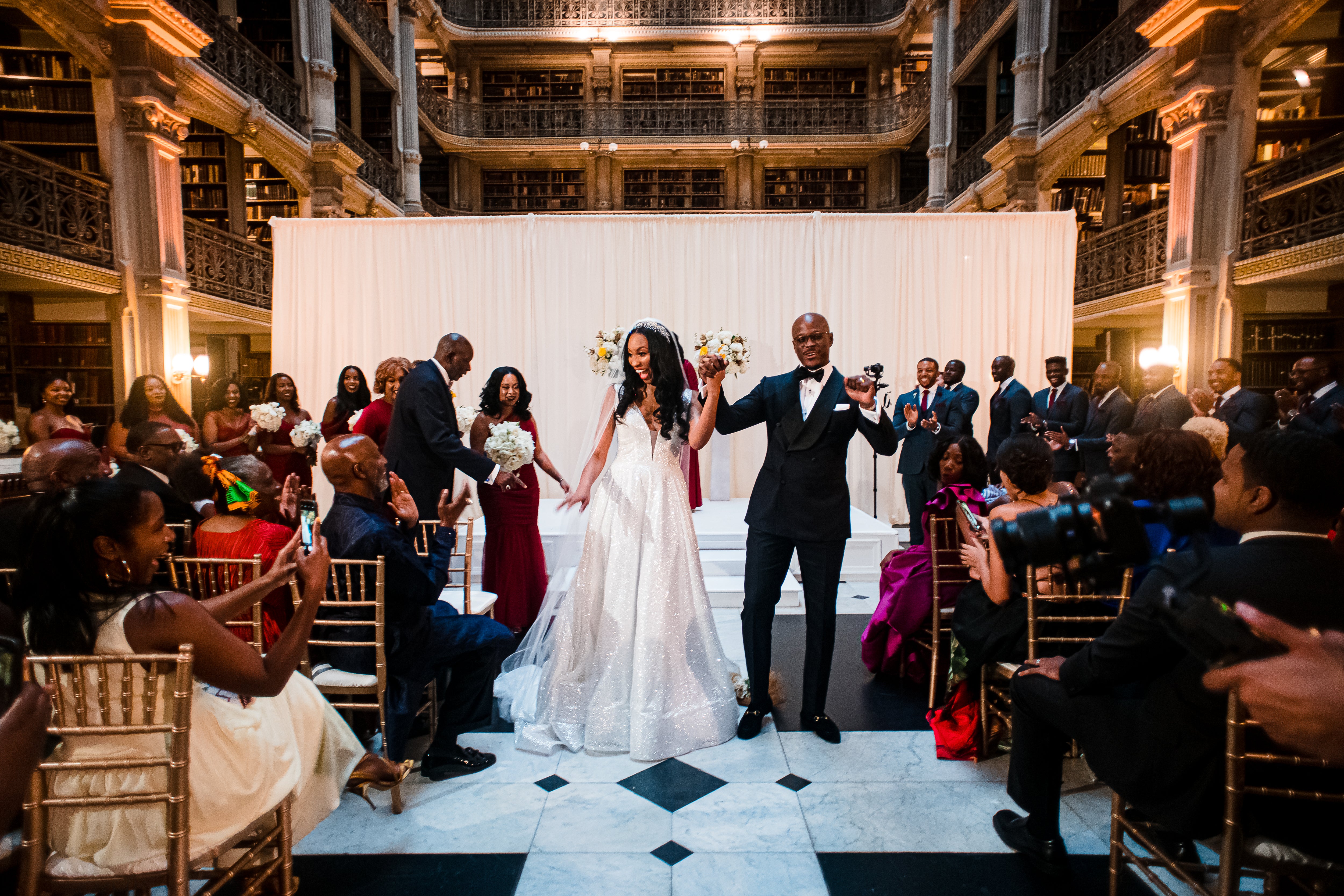 Bridal Bliss: Joi-Marie And Anton Had A Storybook Wedding Inside This Historic Library