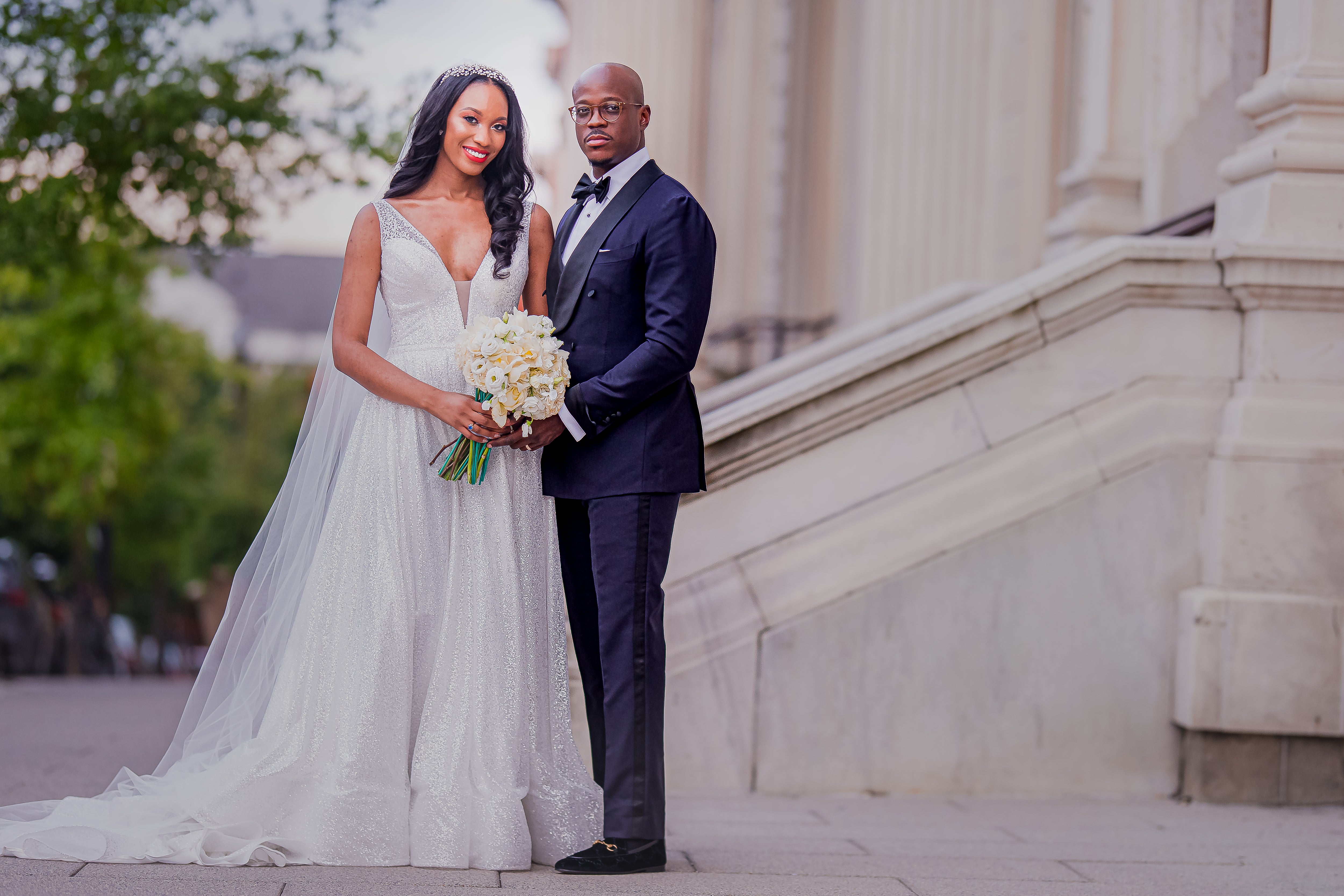 Bridal Bliss: Joi-Marie And Anton Had A Storybook Wedding Inside This Historic Library