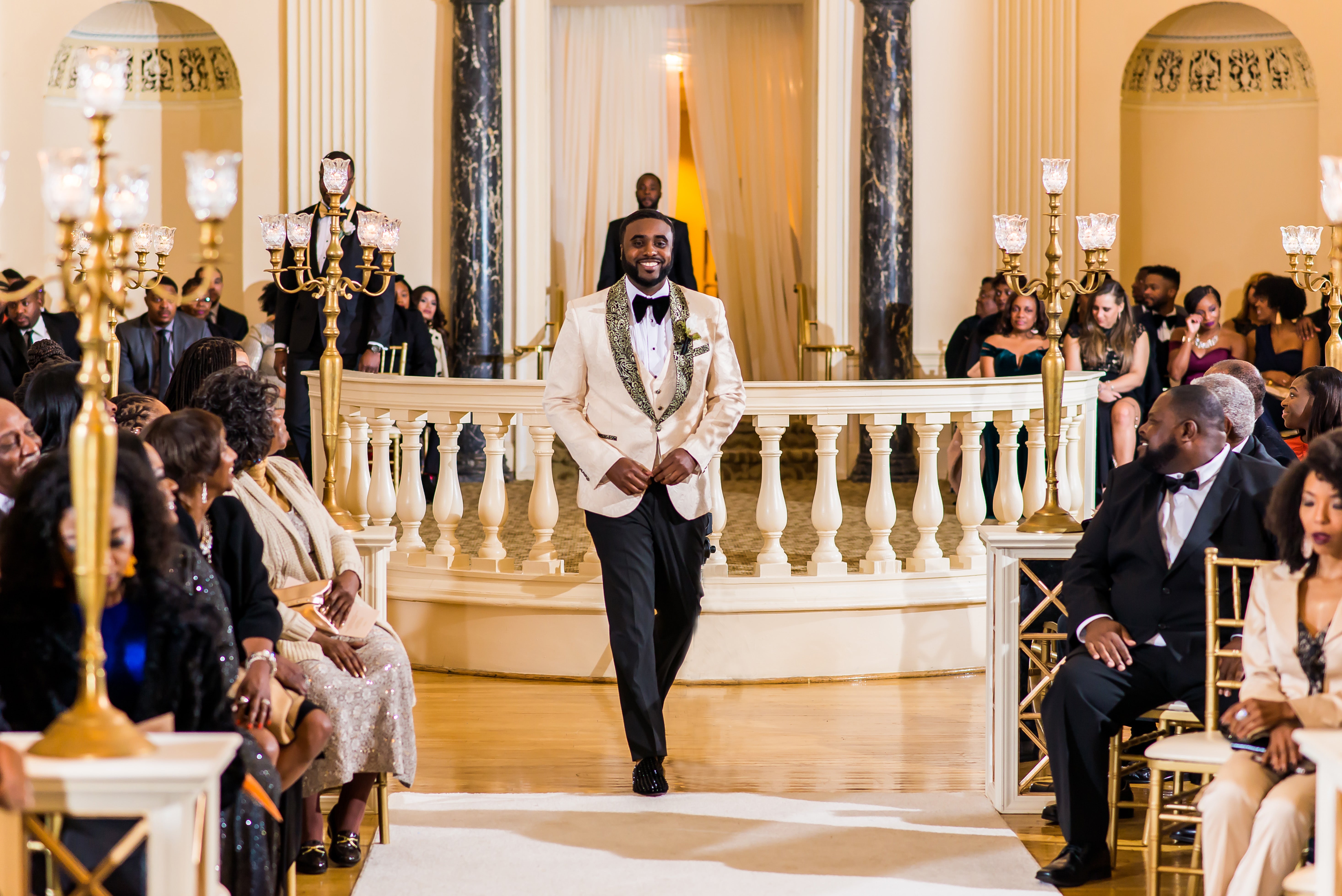 Bridal Bliss: Kendra and Jonathan Made Memories With Their Black Tie Ballroom Ceremony