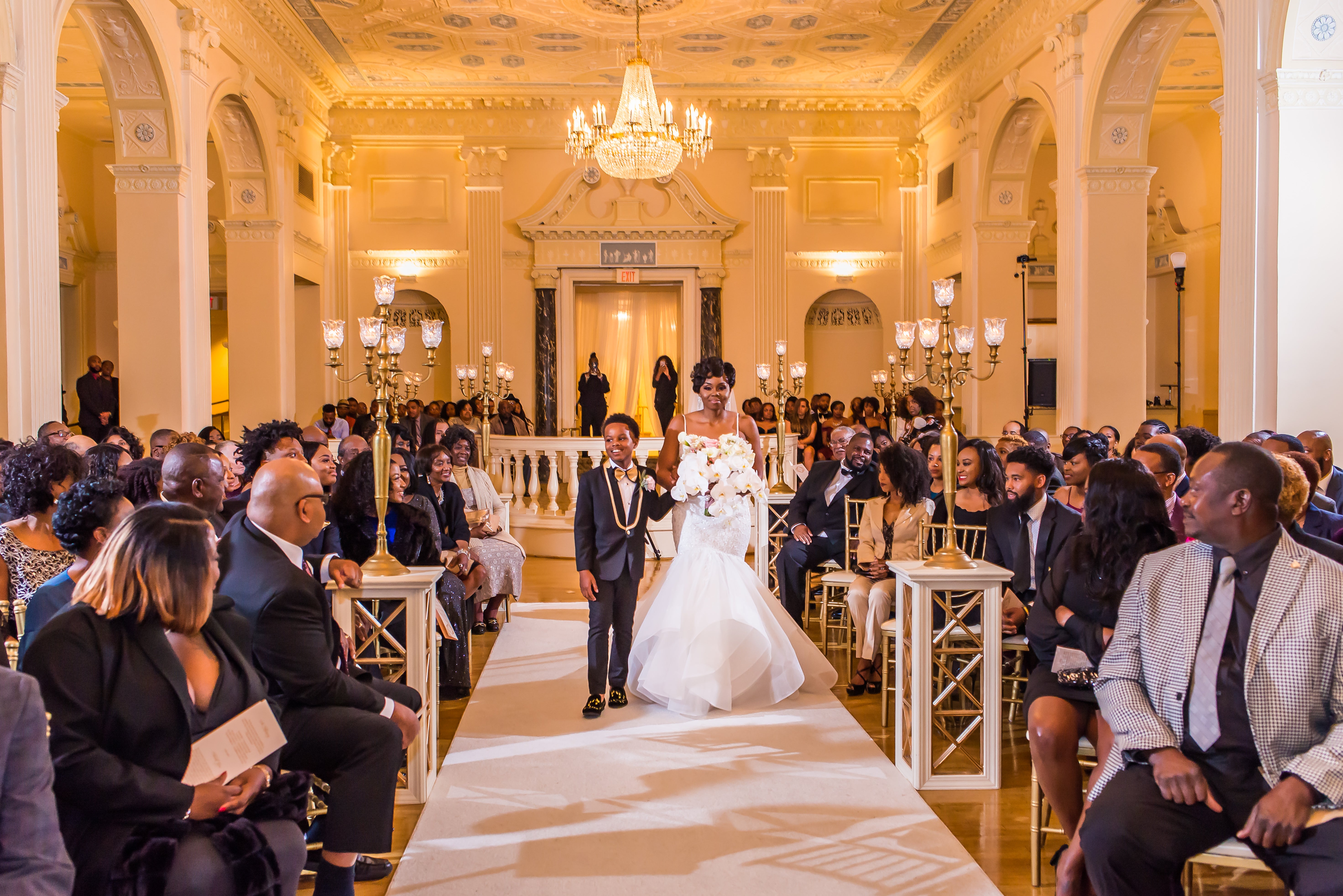 Bridal Bliss: Kendra and Jonathan Made Memories With Their Black Tie Ballroom Ceremony