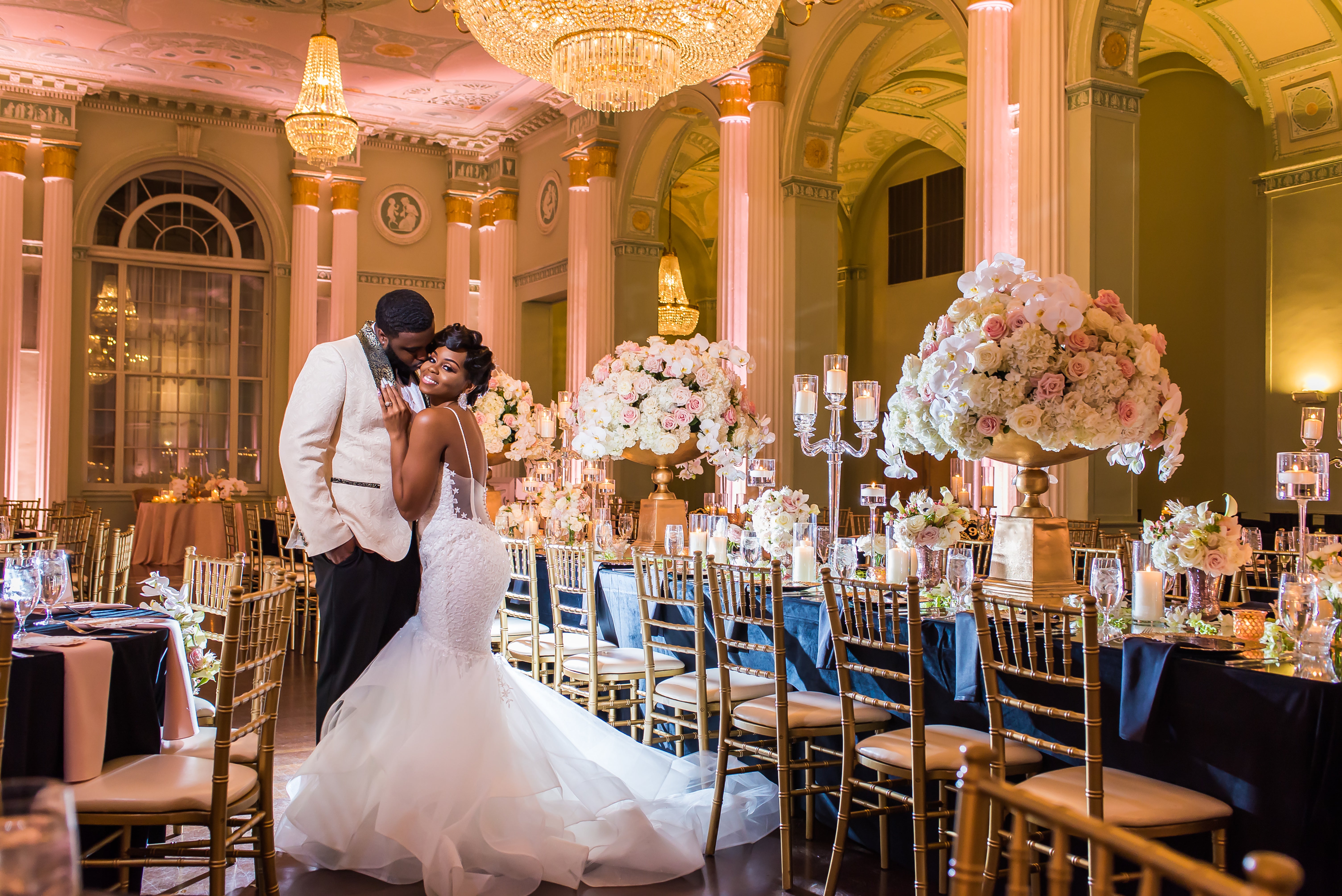 Bridal Bliss: Kendra and Jonathan Made Memories With Their Black Tie Ballroom Ceremony