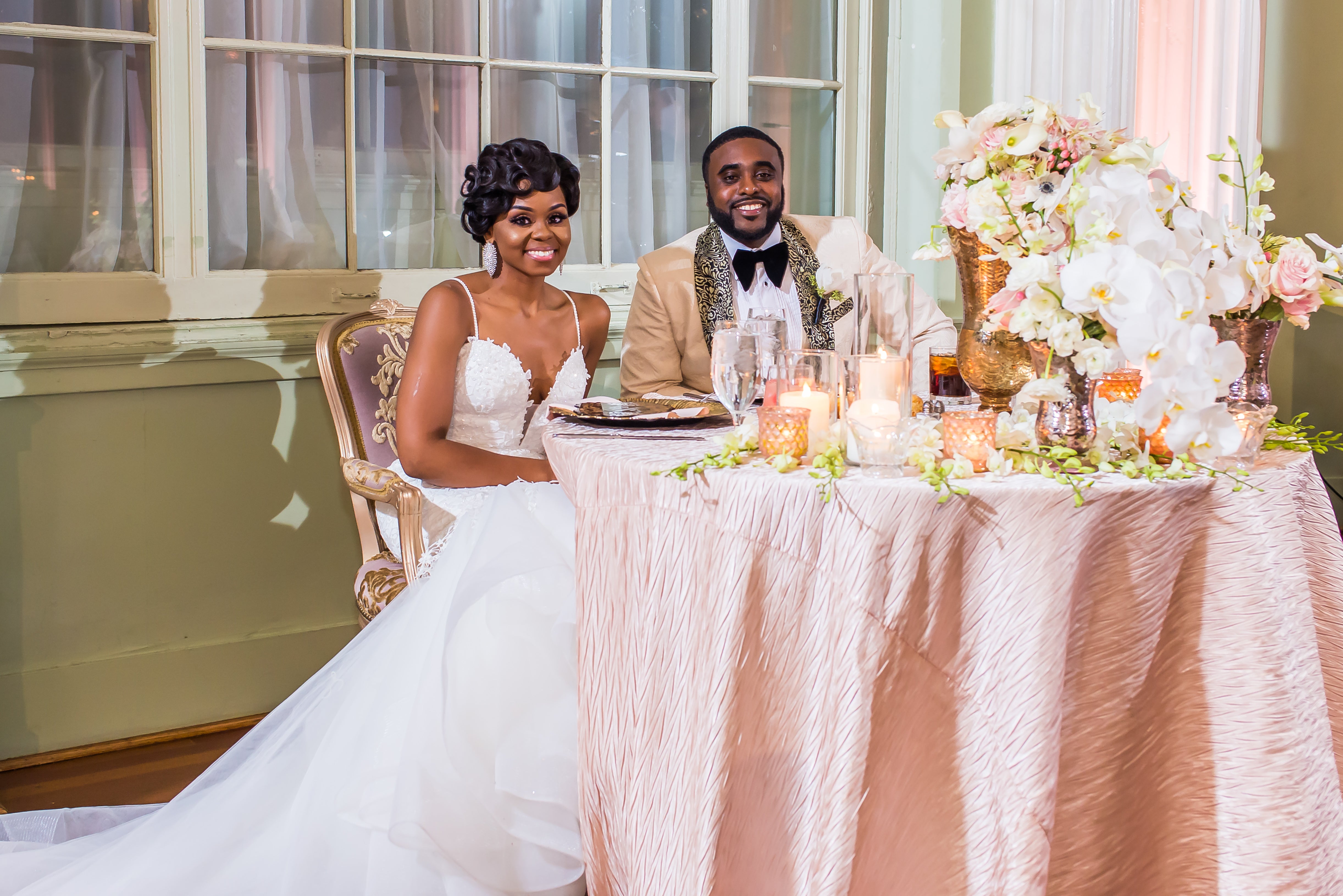 Bridal Bliss: Kendra and Jonathan Made Memories With Their Black Tie Ballroom Ceremony