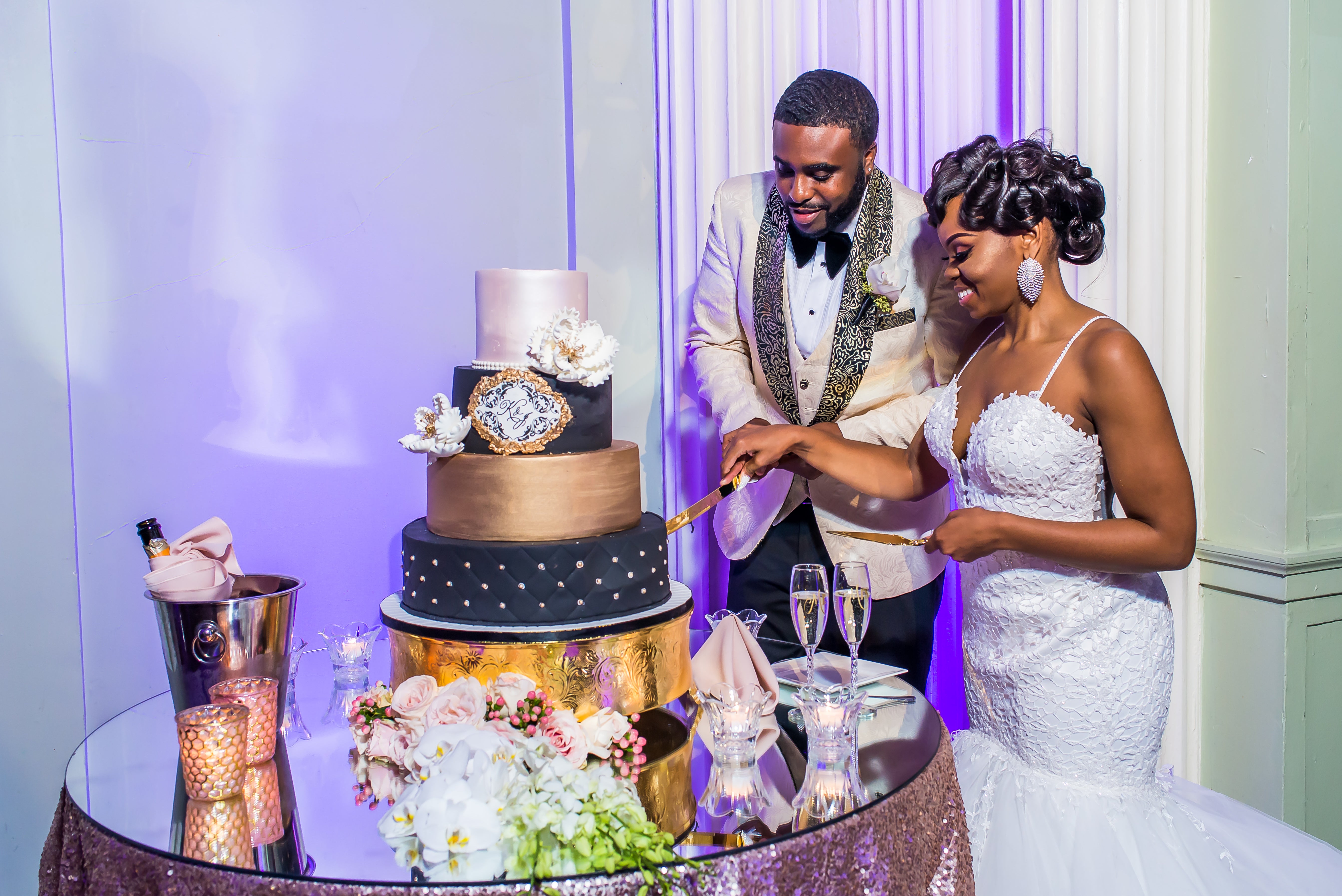Bridal Bliss: Kendra and Jonathan Made Memories With Their Black Tie Ballroom Ceremony