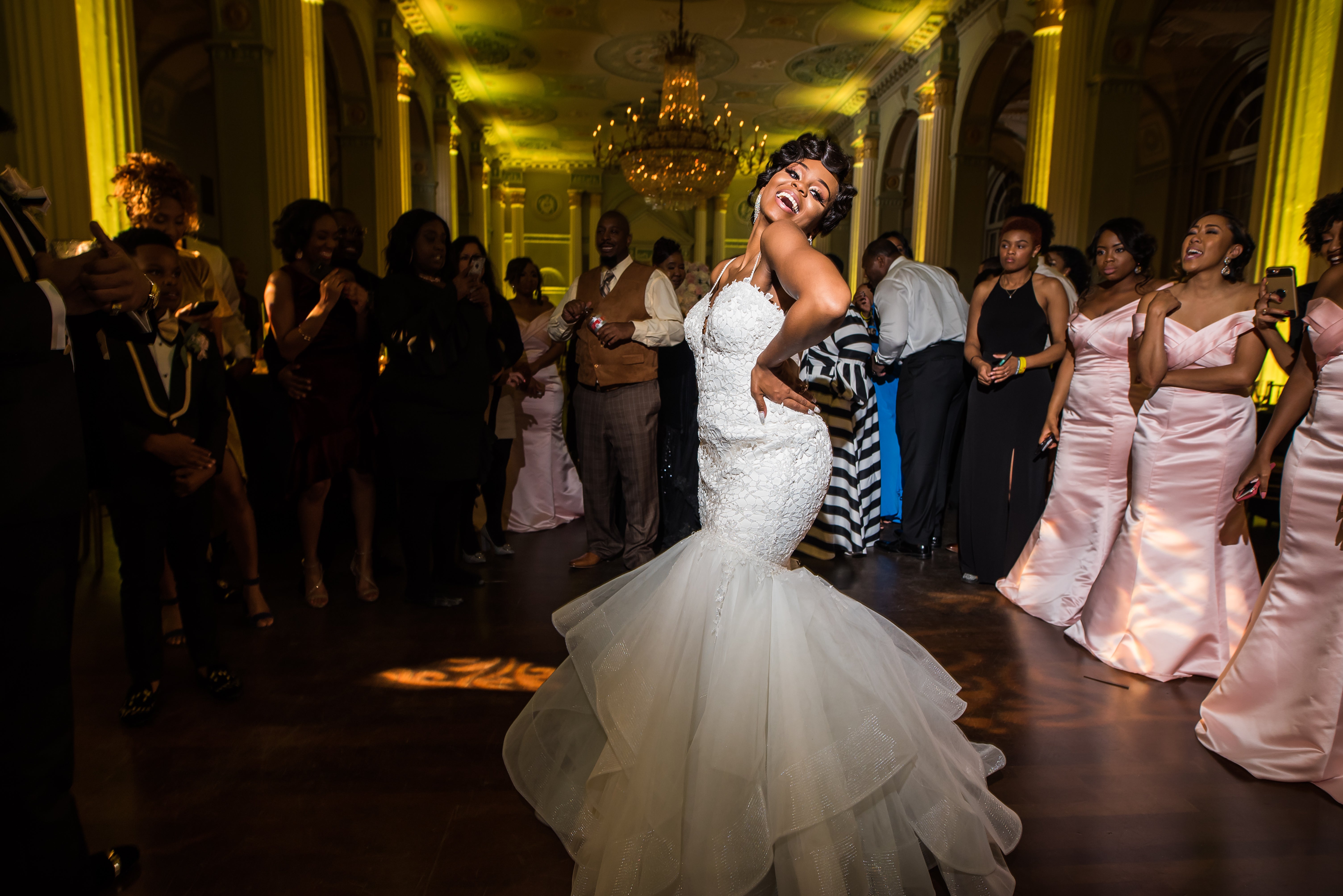 Bridal Bliss: Kendra and Jonathan Made Memories With Their Black Tie Ballroom Ceremony