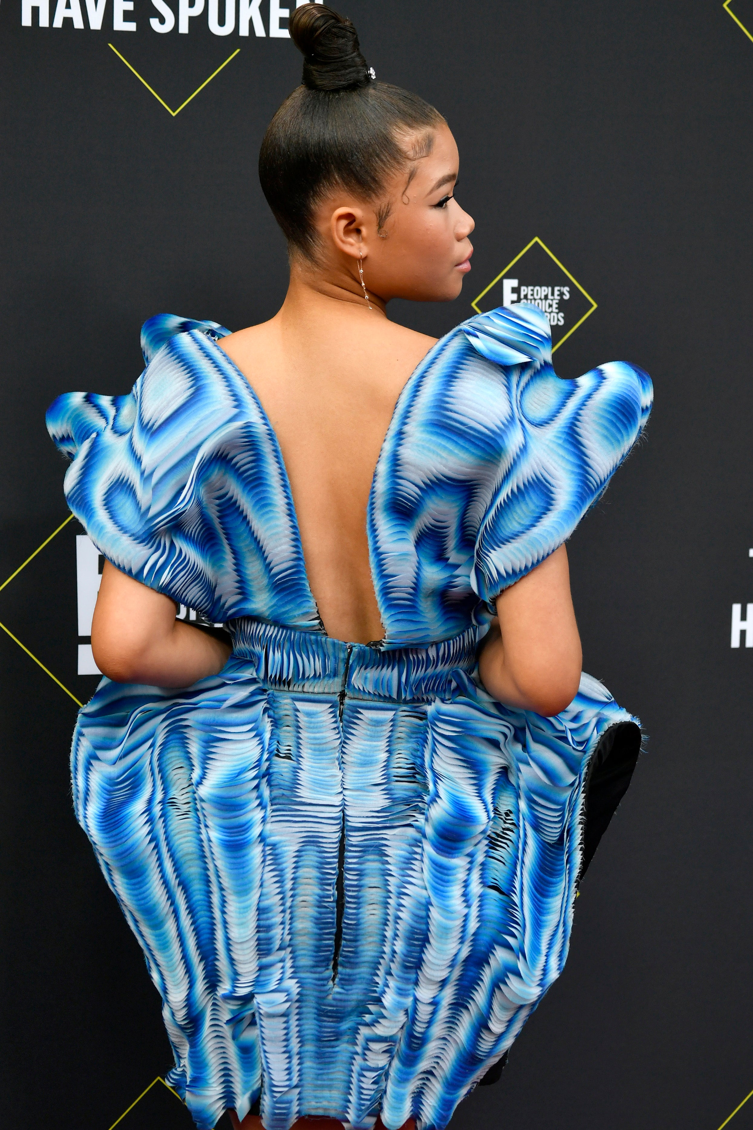Storm Reid Electrifies The 2019 People's Choice Awards Red Carpet