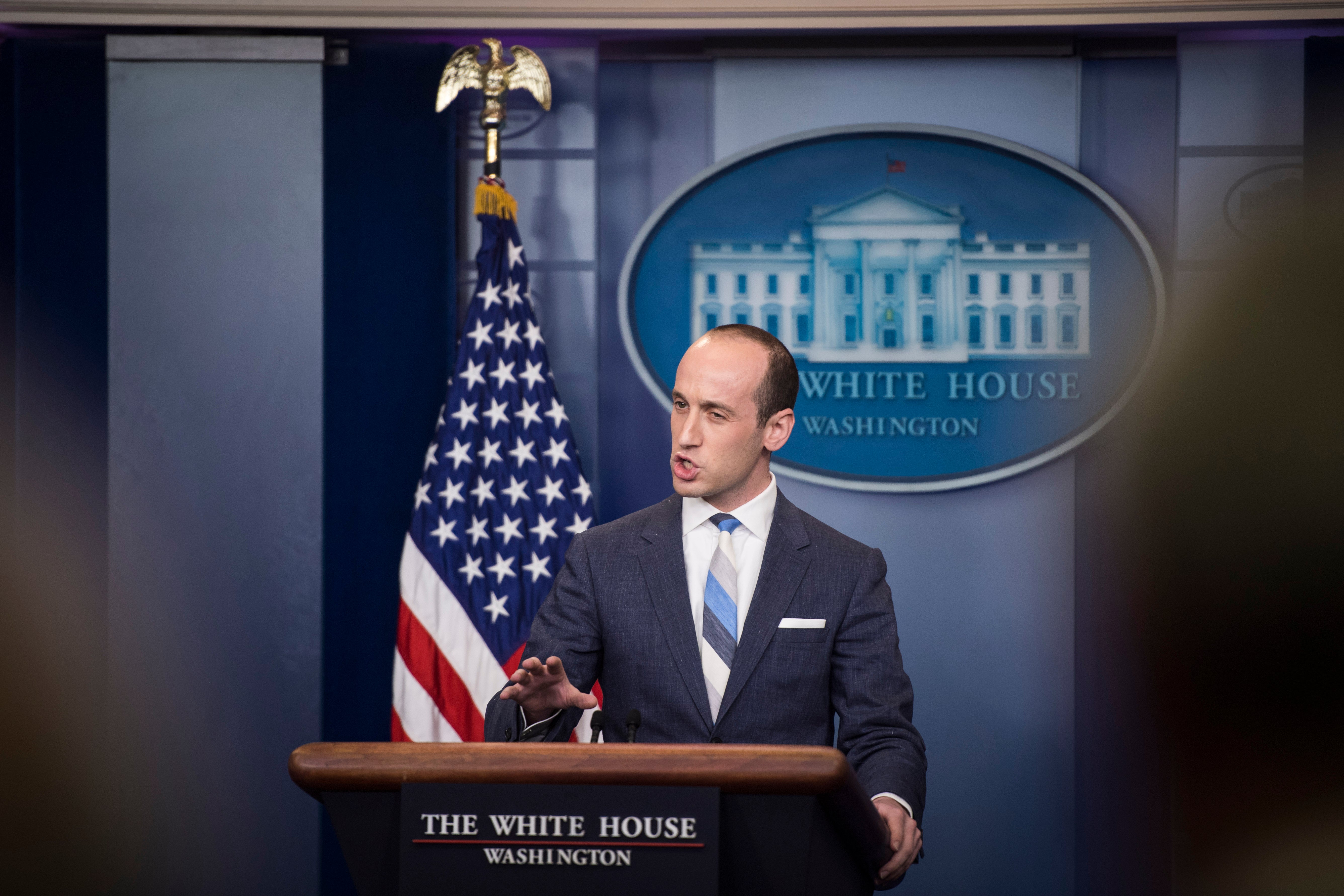 Known White Supremacist Stephen Miller Rumored To Be Writing Trump Speech On Race Relations