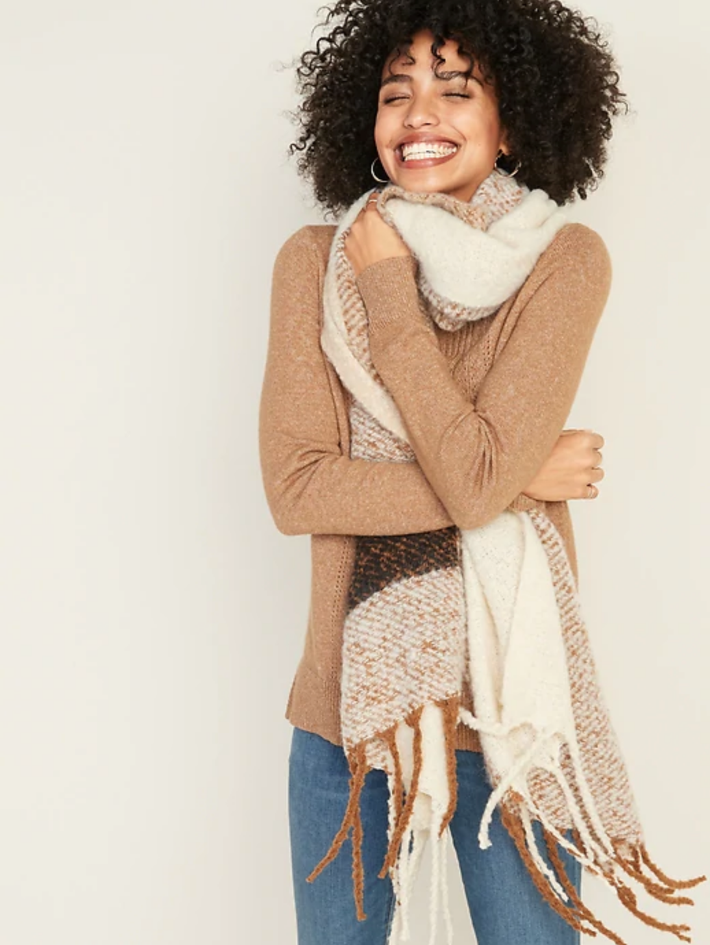 No Windchill Formed Against You Shall Prosper With These Chic Blanket Scarves