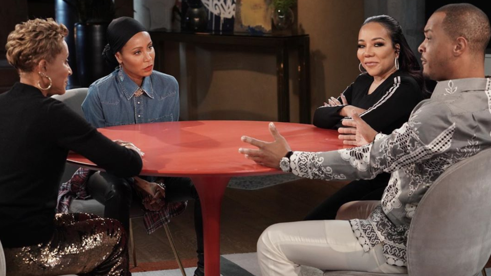 Jada Pinkett Smith Teases ‘Red Table Talk’ Interview With T.I. And Tiny Harris