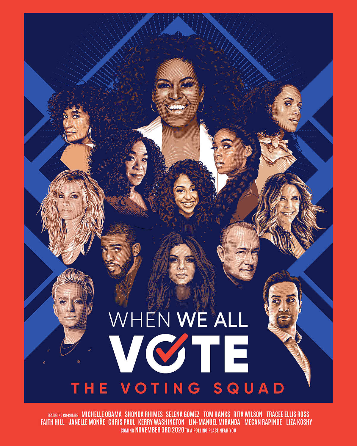 Shonda Rhimes, Tracee Ellis Ross and Kerry Washington Join Michelle Obama's 'Voting Squad'