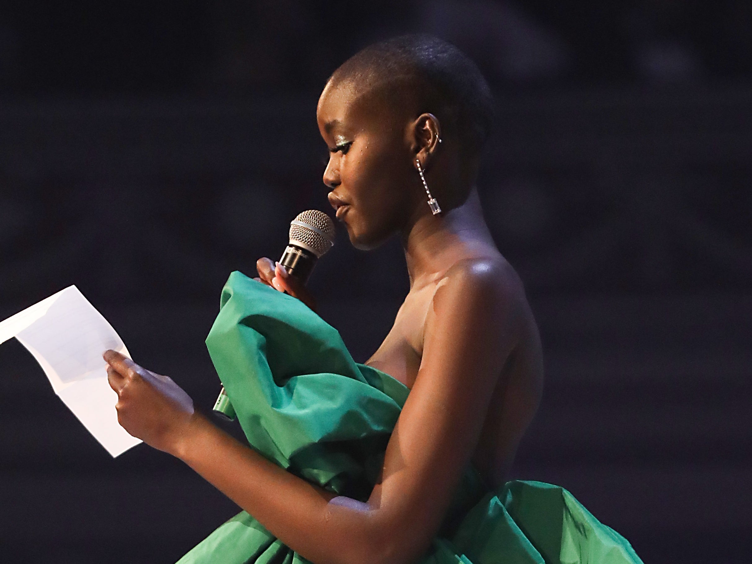 Adut Akech Calls For Greater Diversity In Model Of The Year Acceptance Speech At Fashion Awards