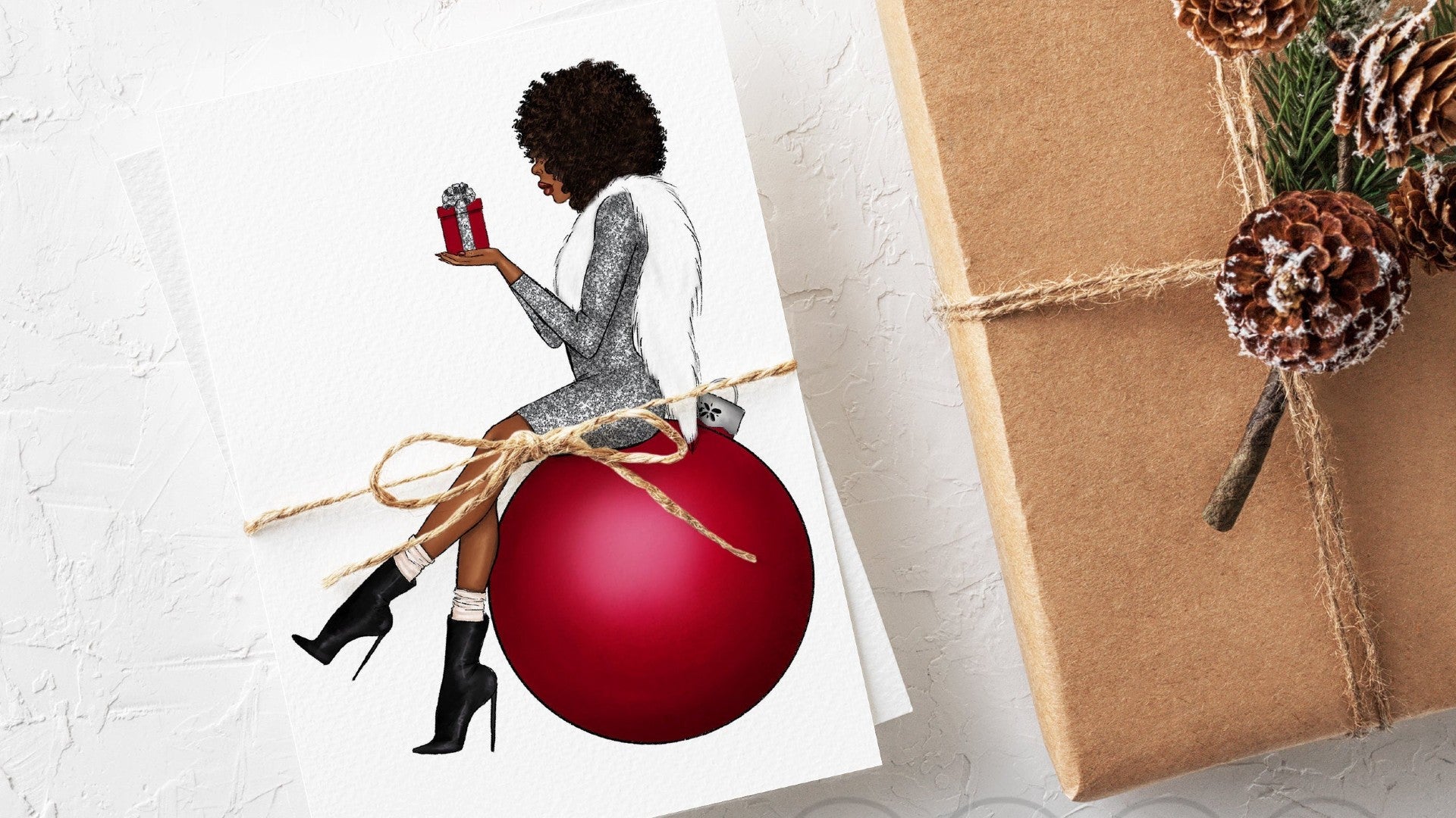 What I Double-Tapped This Weekend: Holiday Cards Dripping With Melanin Magic
