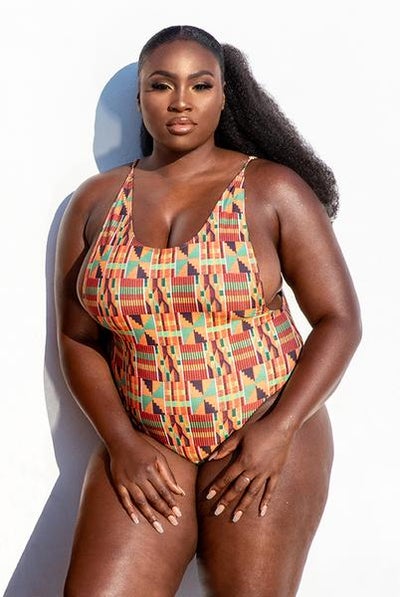 We Found The Curvy Girl Version Of Cardi B’s African Swimsuit