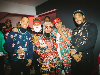 Terrence J Threw An Epic Ugly Sweater Christmas Party