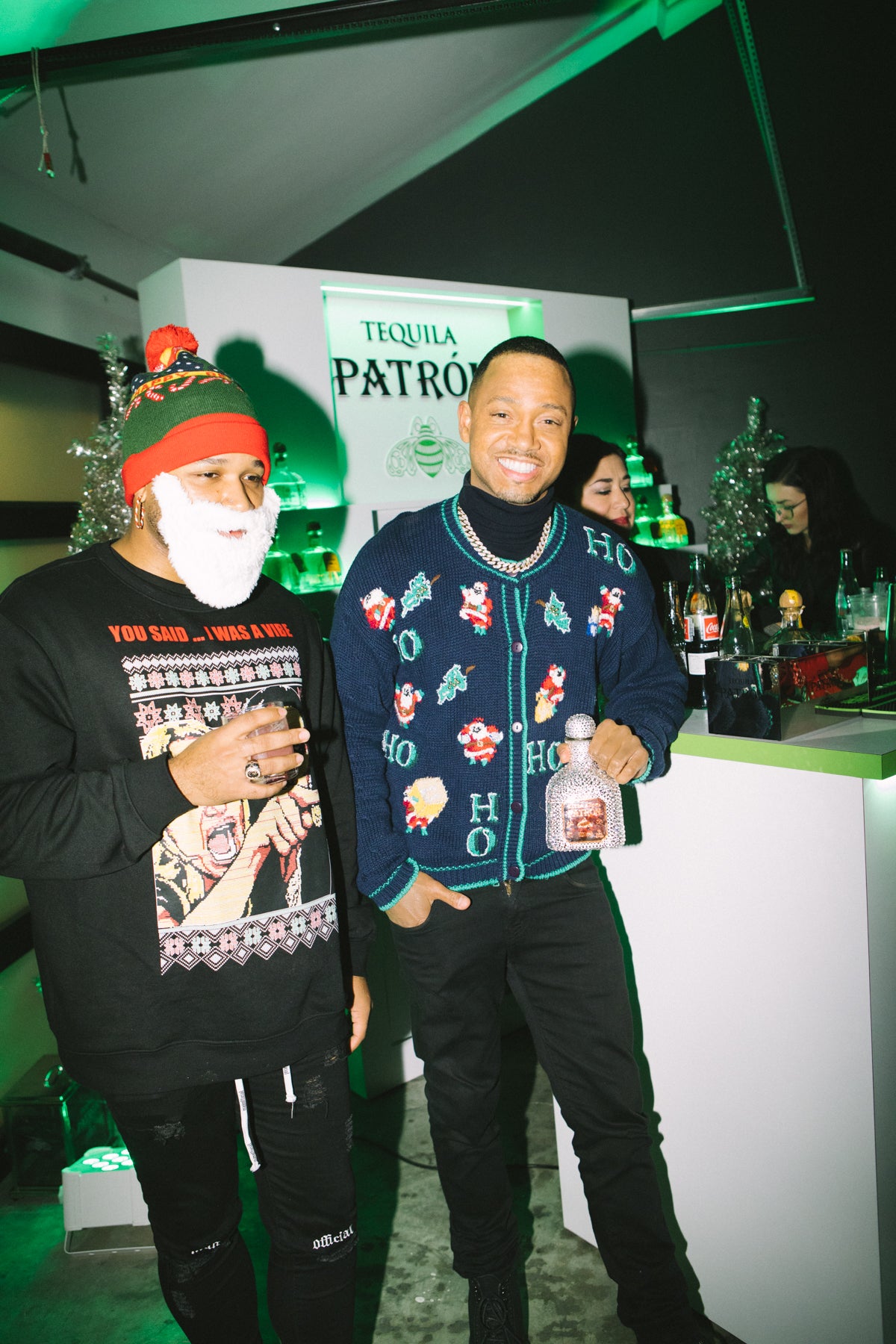 Terrence J Threw An Epic Ugly Sweater Christmas Party, And We're Mad We Weren't Invited