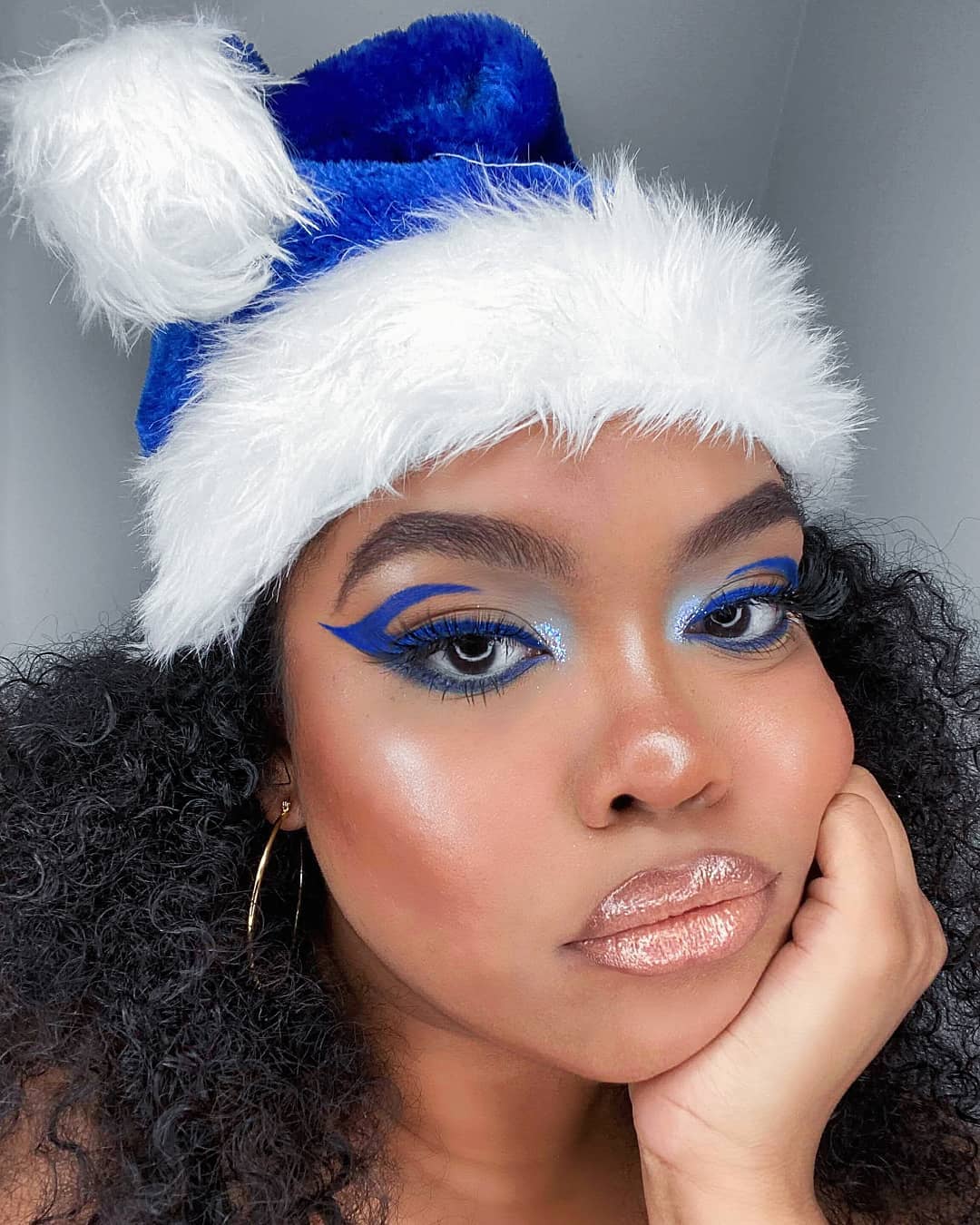 These Celebrities And Beauty Lovers Show Us How To Do Classic Blue For Winter