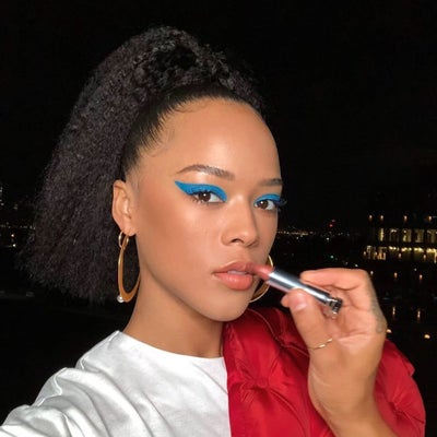 Celebs And Beauty Lovers Show Us How To Do Classic Blue For Winter